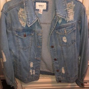 Ripped Denim Jacket